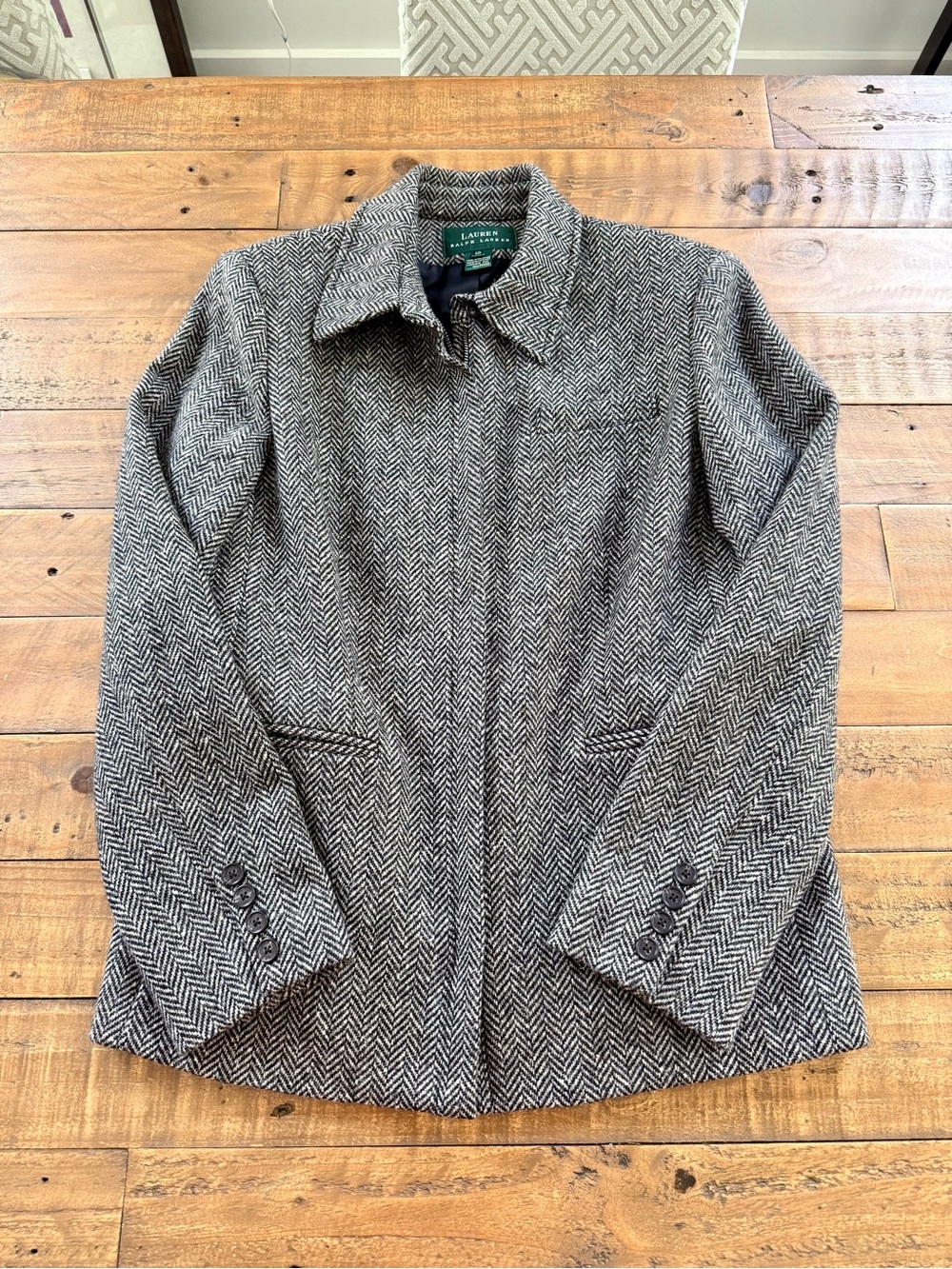 women’s ralph lauren 100% lambs wool jacket, size 10